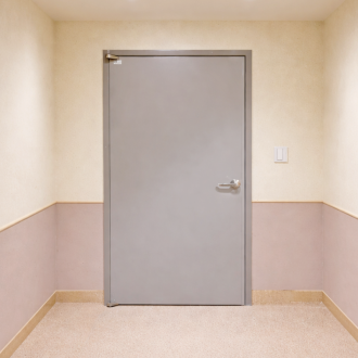 鋼製 防火推拉門(單向90度)